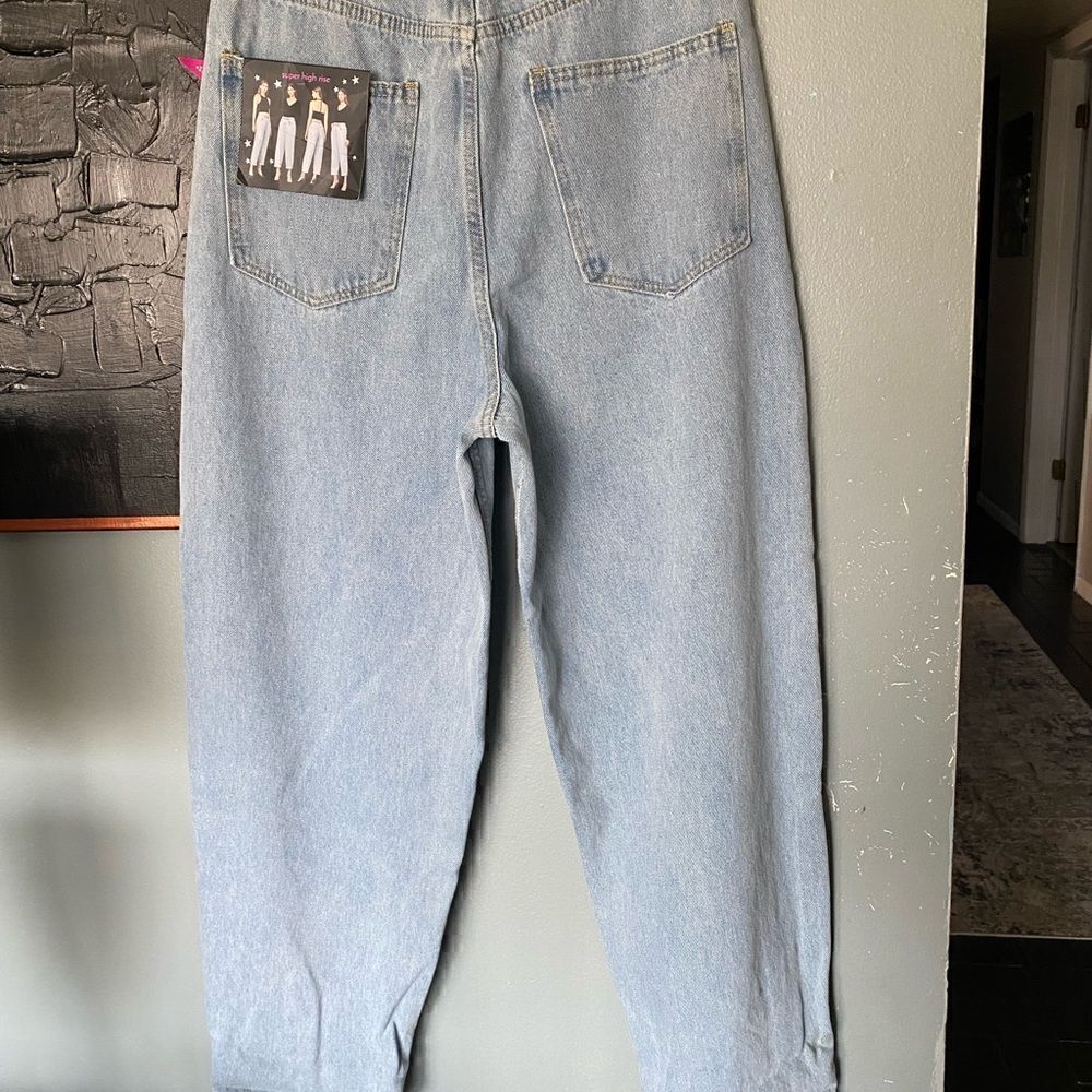 NWT Simple Society Balloon Super High Rise Jeans Women’s Size 9/29 - Picture 7 of 13